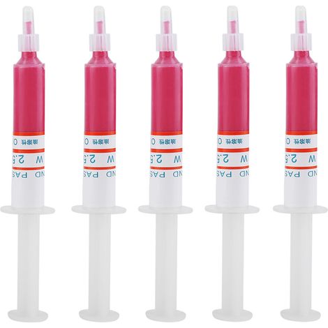 5-teiliges Diamantpolierpasten-set Für Metallrohre, Nadel, Körnung 4000, W2.5