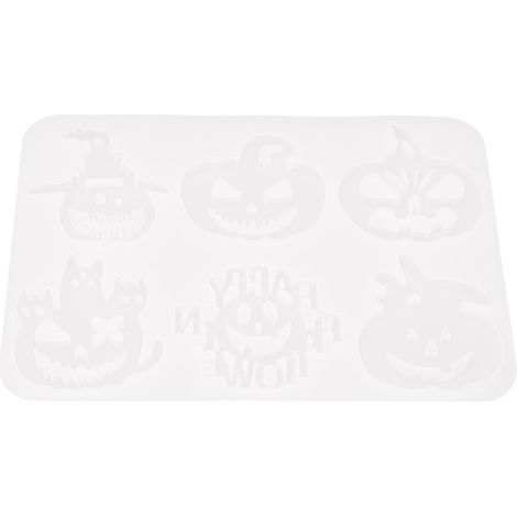Flexible, Lebensmittelechte Silikonform Für Halloween-kürbisse, Antihaftbeschichtet Und Tragbar