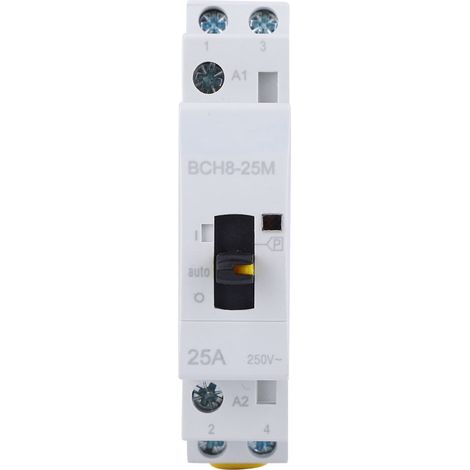Bch8-25m Manueller Haus-wechselstrom-schützschalter, 2-polig, 25 A, 24 V, 2 Schließer
