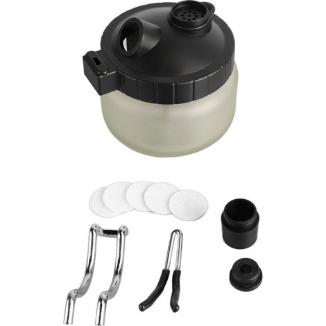 Universeller Airbrush-reinigungstopf, Glasbehälter Mit Nagellackpinselhalter