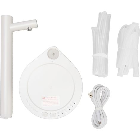 Intelligenter 5-gallonen-wasserspender Mit Usb-ladefunktion Und 7-stufiger Dosierpumpe Fürs Büro, Weiß