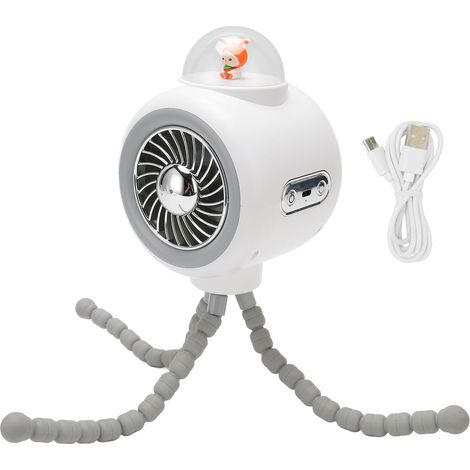 Wiederaufladbarer, Tragbarer Kinderwagenventilator Mit Flexiblem Clip, 4 Geschwindigkeitsstufen Und 120°-drehung Für Babys, Camping Und Outdoor-sportarten