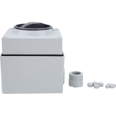 Wasserdichter Drehschalter Ein/aus Mit Kontrollleuchten, 250 V 4p32a Für Den Außenbereich