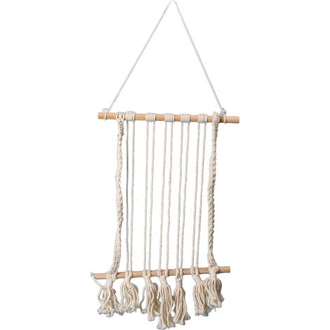 Makramee-wandbehang, Fotohalter Aus Baumwolle Für Schlafzimmer Und Studentenwohnheim