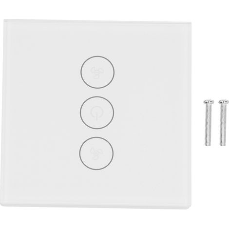 Intelligenter Wlan-lüfterschalter, Telefon- Und Sprachsteuerung, Typ 86, Eu-stecker, 100–240 V Ac