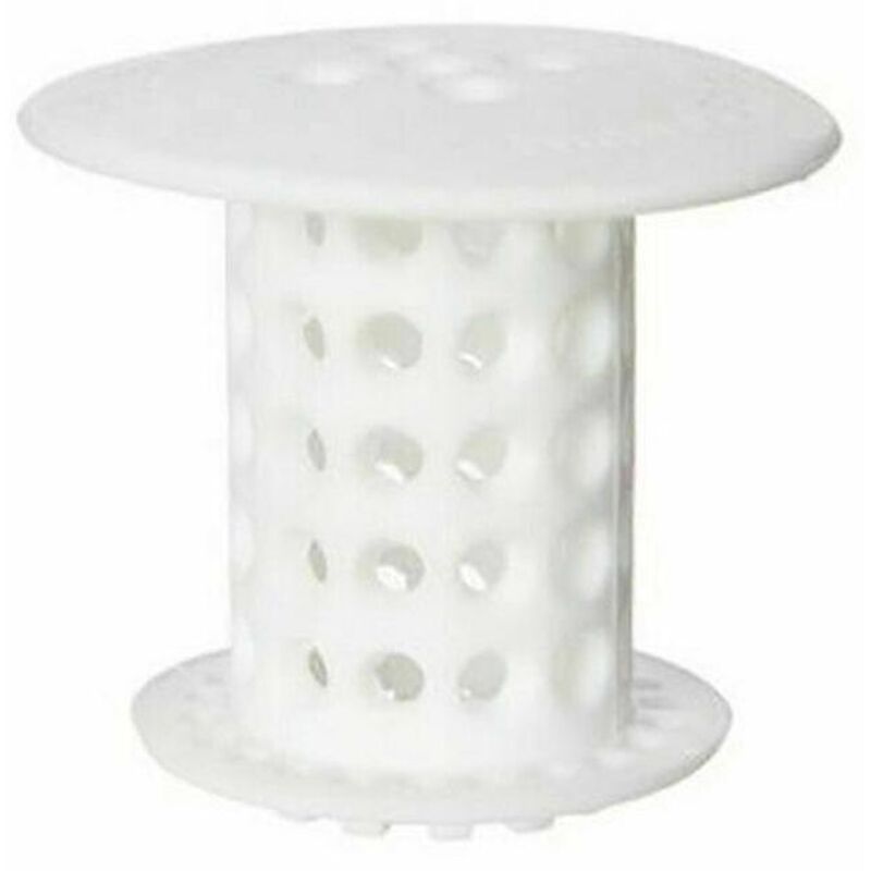 Set Mit 2 Weißen Stöpseln Für Dusche, Badewanne, Waschbecken Und Spüle, Sieb- Und Abflussstopfen