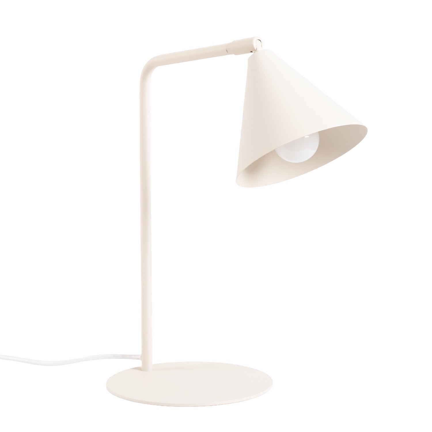 Schreibtischleuchten Nox Beige 1xe14 18cm Stahl Sollux