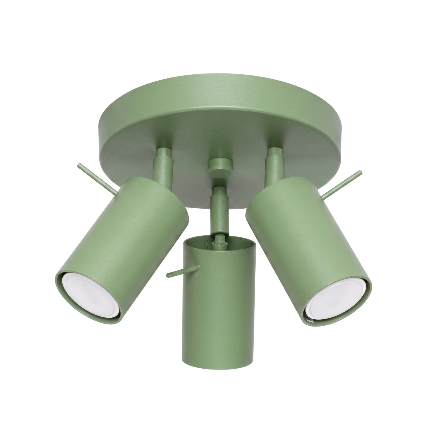 Deckenleuchten Ring Salbei 3xgu10 25.7cm Stahl Sollux