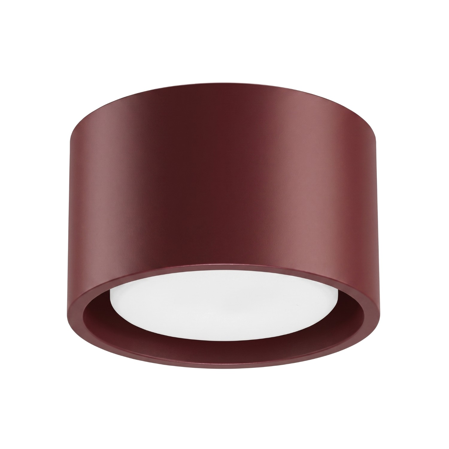 Deckenleuchten Modo Burgund 1xgx53 10cm Aluminium Sollux