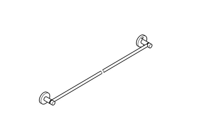 Grohe Badetuchhalter Essentials 80cm, C sunrise, verdeckte Befestigung