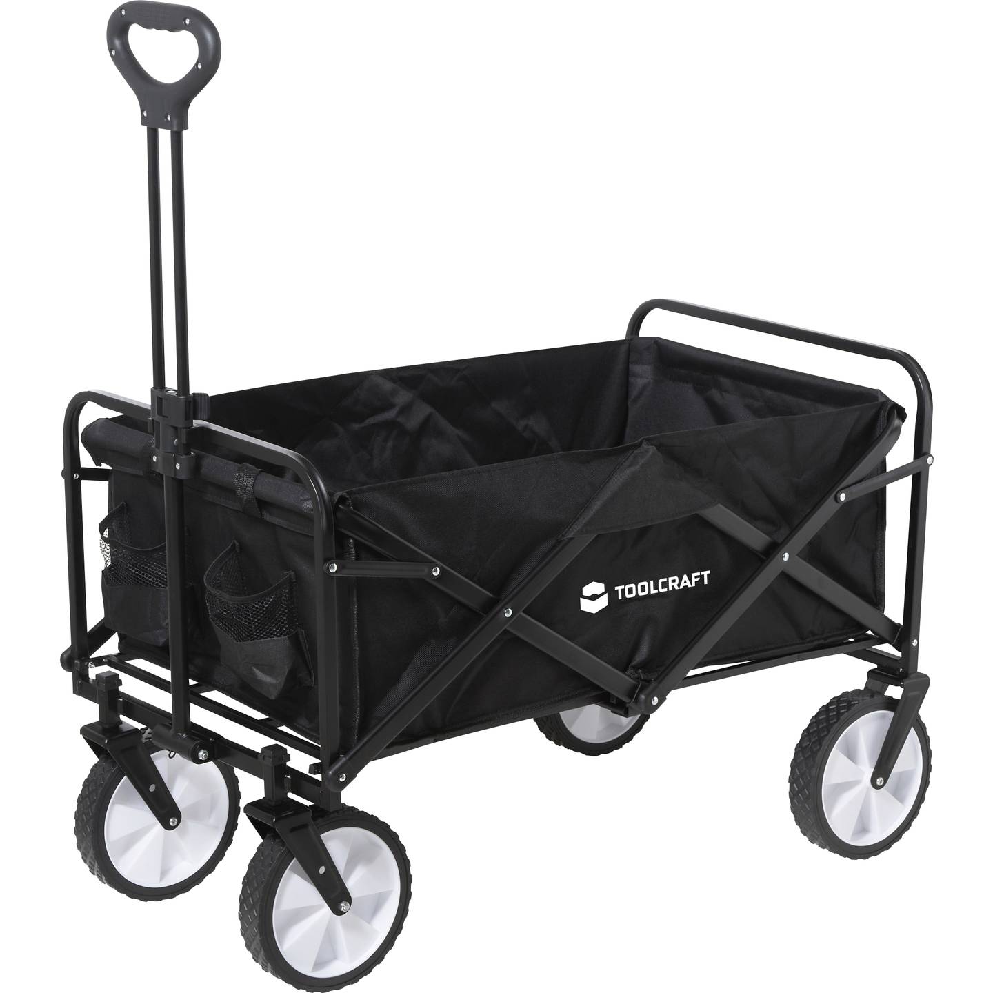 [neuwertig] B-ware Toolcraft Bollerwagen Faltbar 80 Kg Traglast 1000x490x860 Mm Stahl Polypropylen