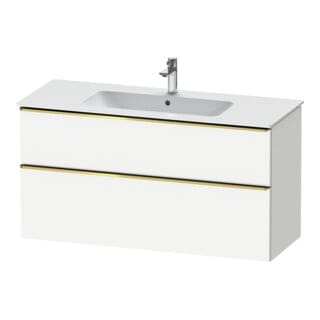 Duravit Waschtischunterschrank D-Neo 121x46,2cm, g pol/w m, 1 Kast, 1 Ausz.