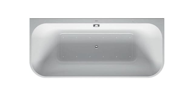 Duravit Whirlwanne Happy D.2 180x80cm, Vorw., 2 RS, weiß, Air-System