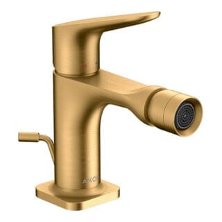 hansgrohe Bidet-Einhebelmischer Axor Citterio M Ausl. 116mm, m Zugst.Abl.Gar., brush. br