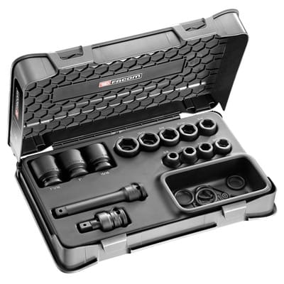 Facom IMPACT-Steckschlüssel 1/2Z, Set 14-tl