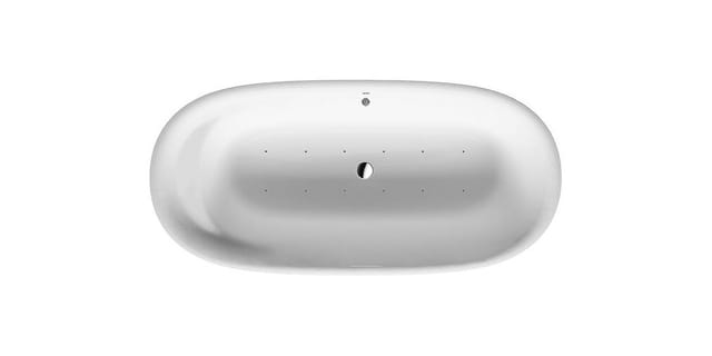 Duravit Whirlwanne Cape Cod 185,5x88,5mm, frei., 2 RS, we., Air-Sys