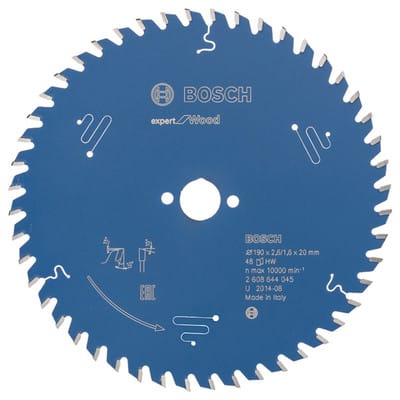 Bosch Kreissägeblatt Expert for Wood 190 x 20 x 2,6 mm 48