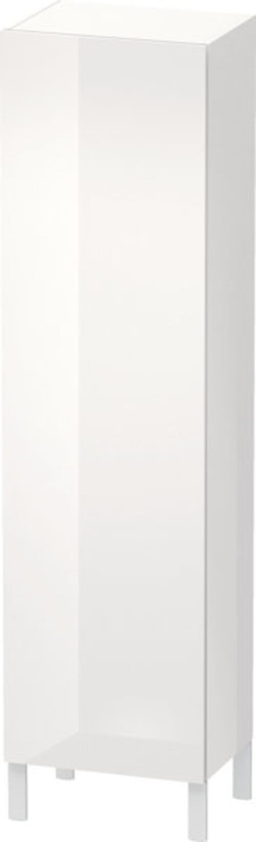 Duravit Hochschrank L-Cube 50x36,3x176cm, Tür re, weiß Hochglanz