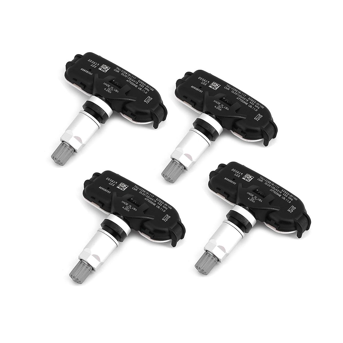 Capteur De Pression Des Pneus Tpms Pour Hyundai Grandeur 2011-2017, I40 2011-2014, Azera 2012-2014, Références 52933-3v100 Et 529333v100 (lot De 4)