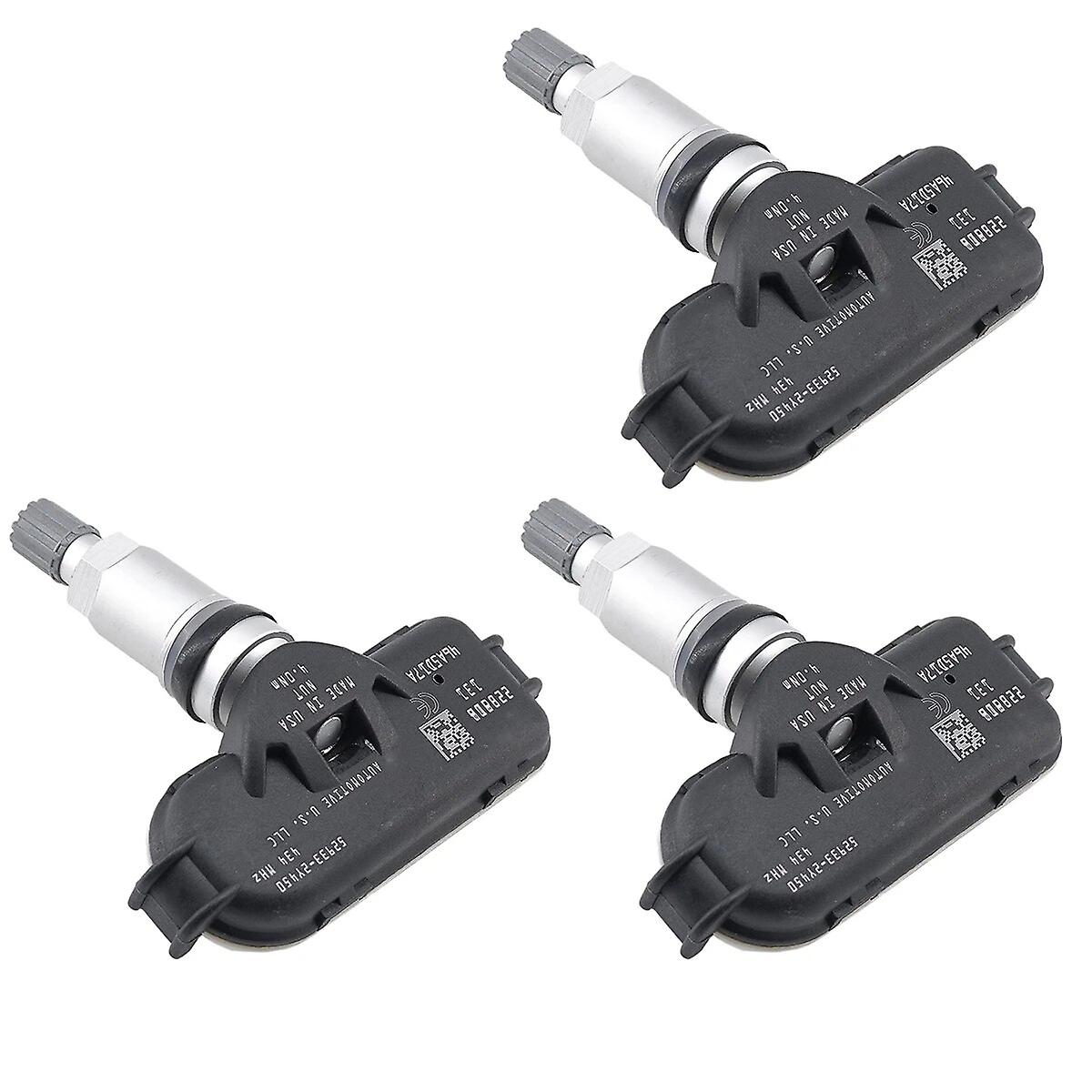 Capteur Tpms 52933-2y450 Pour Hyundai Ix35 2013-2016, Tucson 2013-2015, Hi Line, Kia Mohave 2014-2019 (3 Pièces)