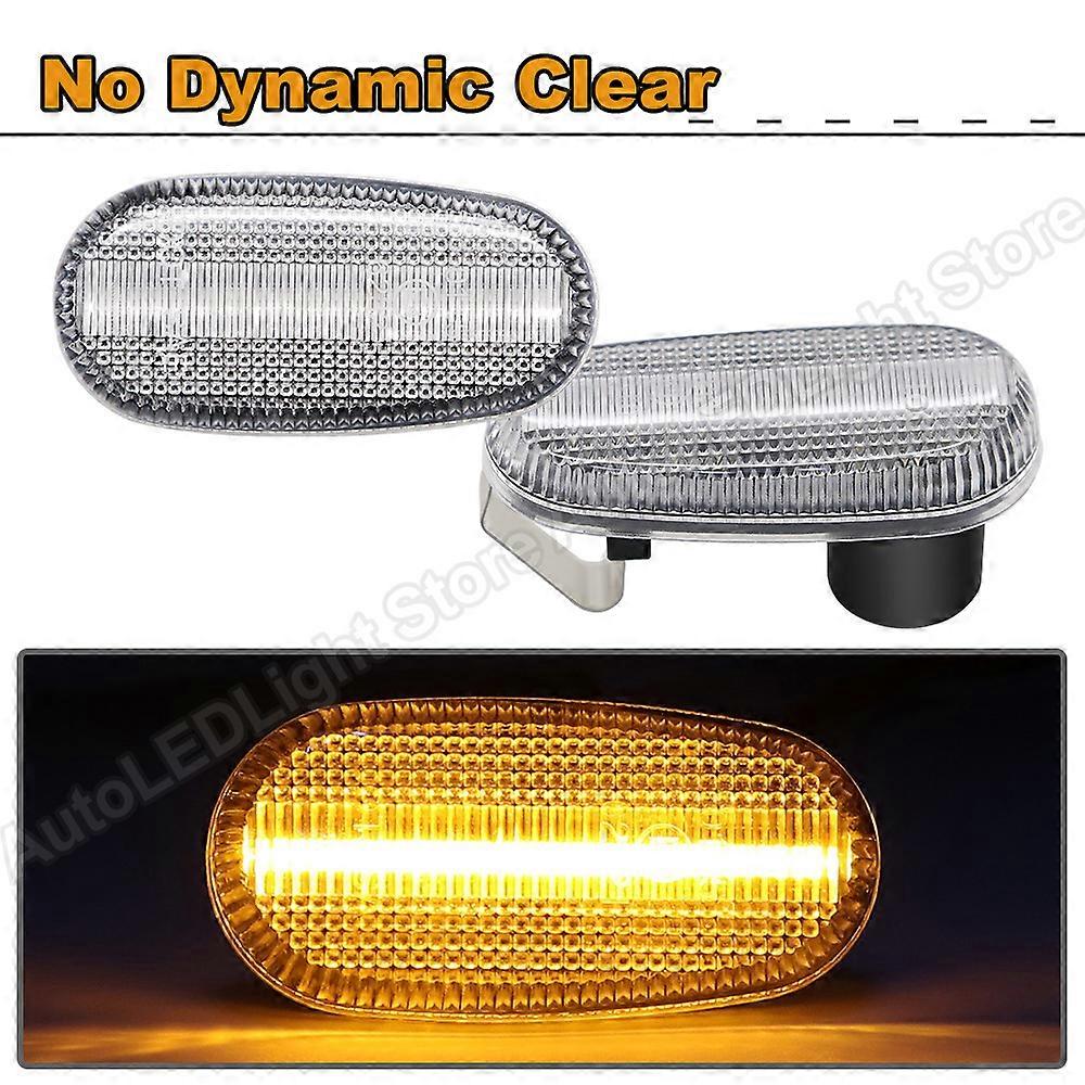 Feu De Position Latérale Pour Alfa Romeo Mito 147 Gt, 2 Chambres, Led Dynamiques, Clignotant, Feu Clair/fumé - Effacement Dynamique (effacement Du Clignotement Normal)