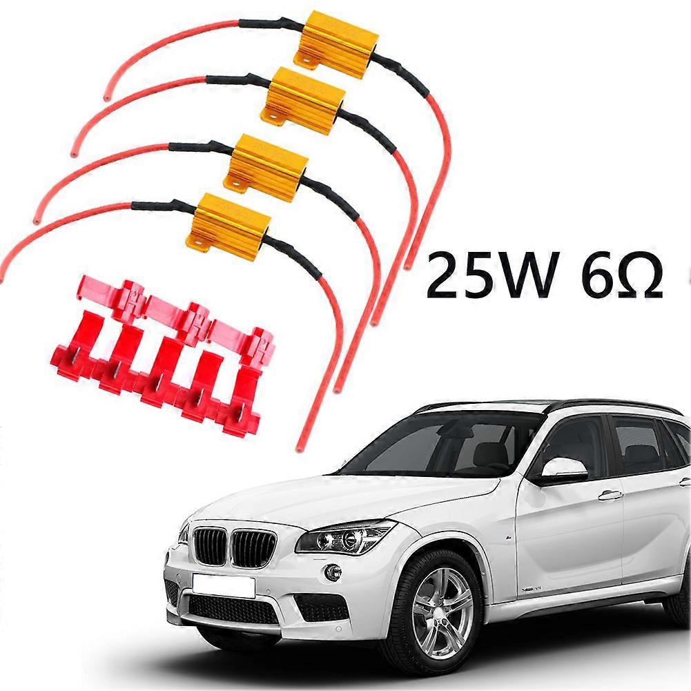 Résistance De Charge Pour Feu Stop/clignotant Led 25 W (clignotement Rapide) - Correction D'Erreur - Références : 7443 Wy21w, W21w, 7440 P21/5w, 1157 P21w, 1156 Py21w