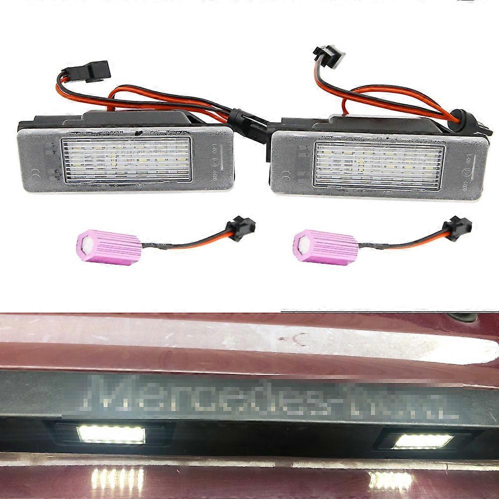 Éclairage De Plaque D'Immatriculation À Led Sans Erreur, Lot De 2, Pour Mercedes-benz Sprinter 906 / Viano W639 / Vito W639