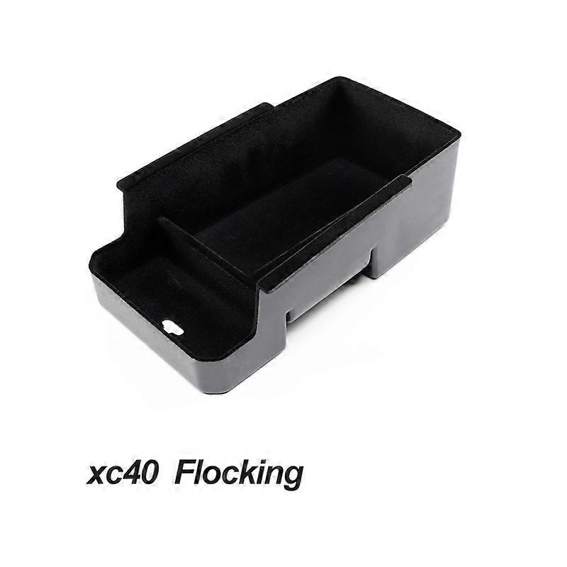 Boîte De Rangement Pour Accoudoir De Voiture, Compatible Avec Volvo Xc90, Xc60, S90, V90, S60, V60 Et Xc40 (floqué Pour Xc40).