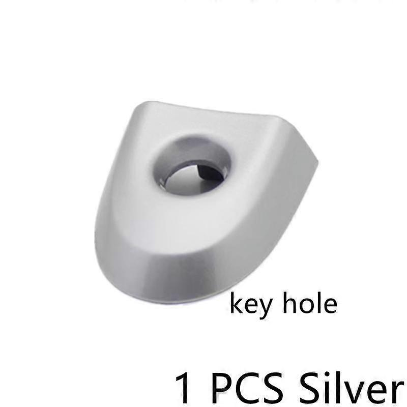 Cache-serrure De Porte Avec Trou De Clé, Poignée Extérieure Gauche Et Droite, Capuchon De Verrouillage Pour Nissan Tiida March Iv Micra K13 Juke F15 Cube Z12 2010-19 (1 Pièce, Trou De Clé Argenté)