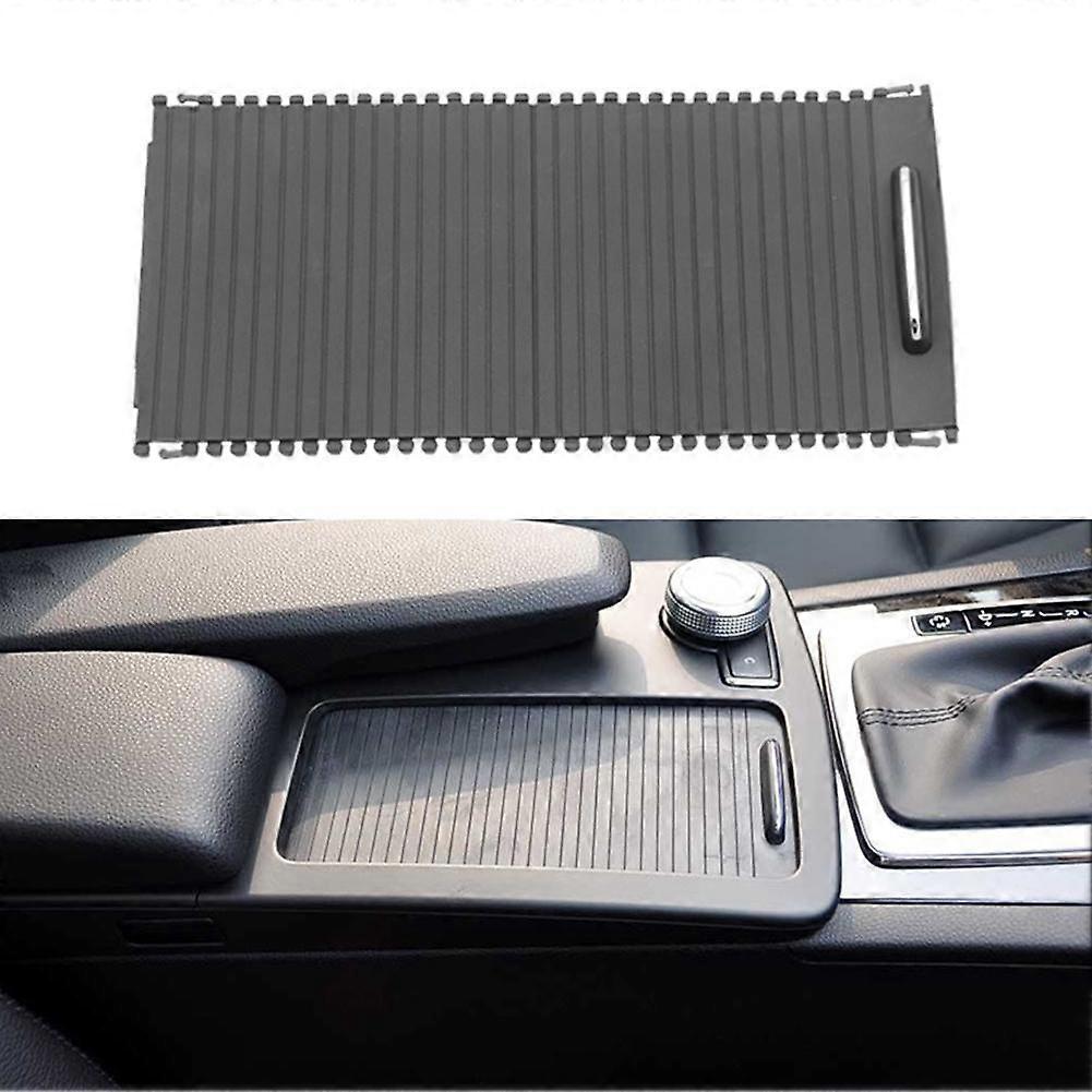 Cache-console Centrale Coulissant Avec Porte-gobelet Et Rangement Pour Mercedes-benz Classe C W204 S204 - Accessoires Intérieurs