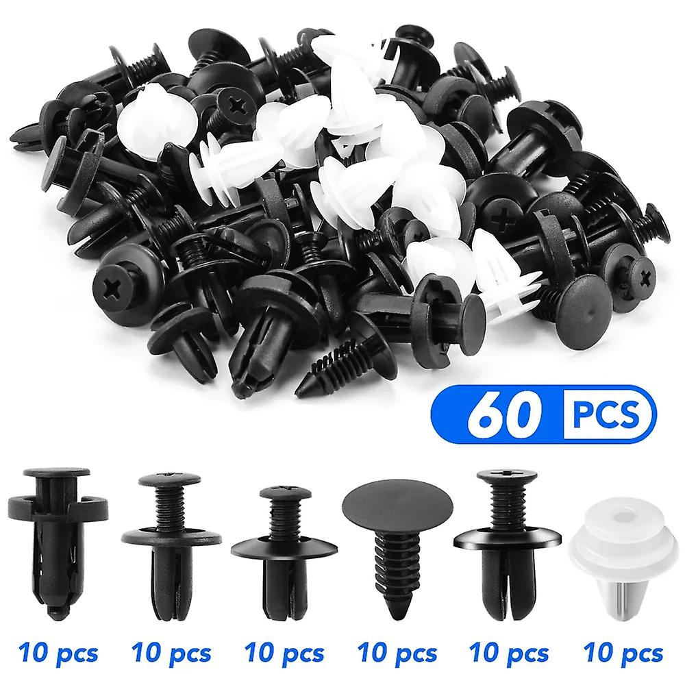 Lot De 60 Clips De Fixation Automobile Assortis Pour Bmw E90 E92 E93 F20 F21 F30 F31 F32 F33 F34 F15 F10 F01 F11 F02 G30