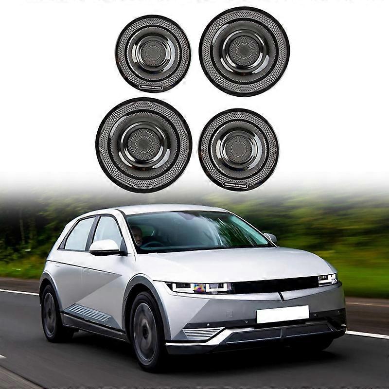 Grille De Haut-parleur D'Aigus De Portière En Acier Inoxydable, Cadre Et Cache, Pièces Avant Et Arrière Pour Hyundai Aini Krypton 5 Ioniq 2022+