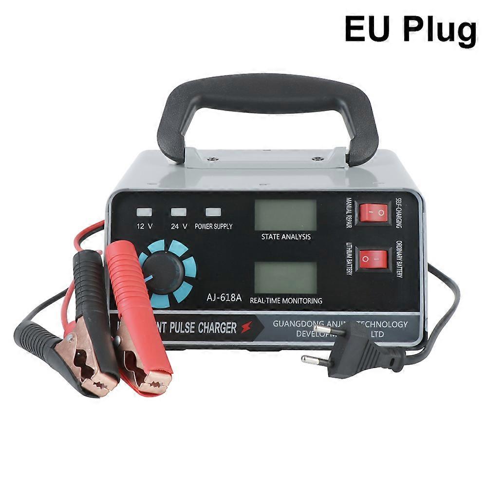 Chargeur De Batterie 24 V/12 V Pour Voiture, 400 W, Outils De Réparation À Impulsions Intelligentes, Accessoires Pour Motos, Camions, Remorques, Bateaux, Caravanes Et Camping-cars (universel)