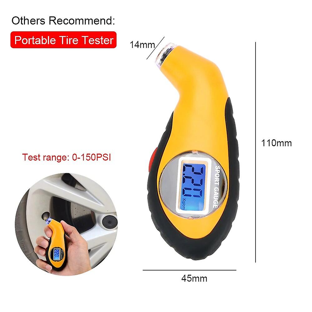 Système De Surveillance De La Pression Des Pneus Pour Camions Et Véhicules (6 Capteurs), Moniteur Numérique Solaire Avec Alarme Et Outils De Diagnostic (testeur De Pneus Portable).