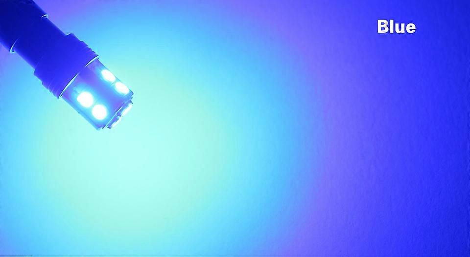 Ba9s T4w - Feux De Stationnement Latéraux Haute Puissance Canbus Sans Erreur Led Inversée - Blanc (bax9s H6w Bleu)