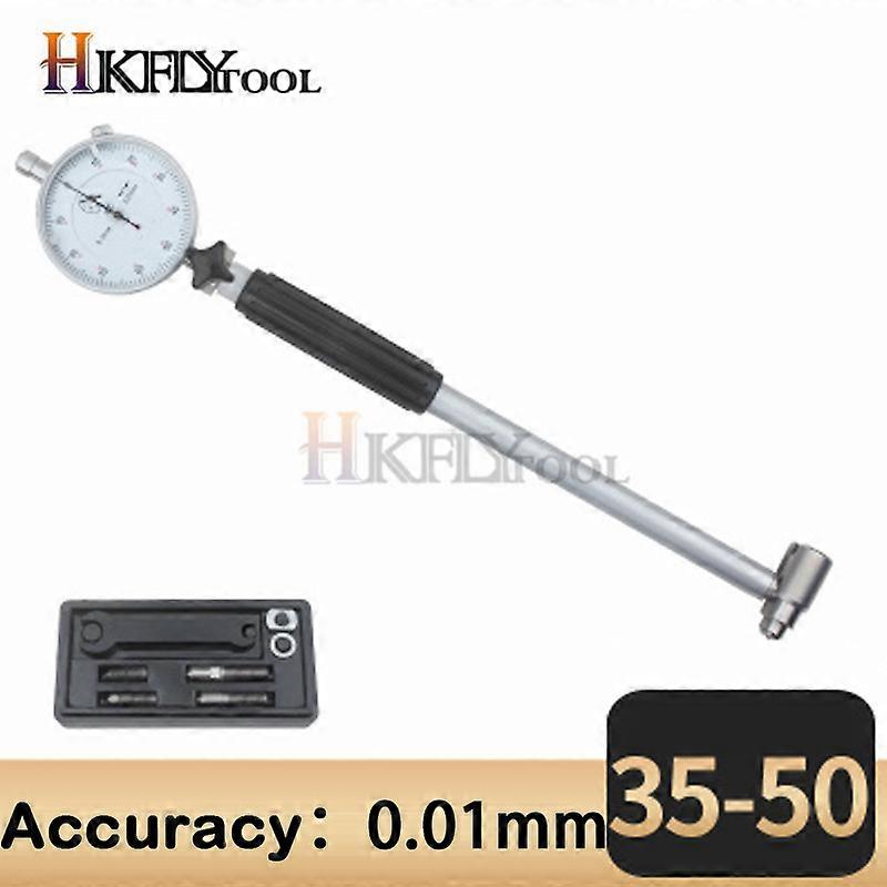 50-160 Mm 35-50 Mm 0,01 Mm Indicateur De Diamètre À Cadran Indicateurs De Diamètre Kit De Test De Mesure De Précision Pour Cylindres De Moteur (35-50 Mm)
