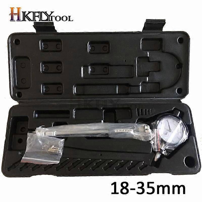 Indicateur De Diamètre À Cadran 50-160 Mm, 35-50 Mm, Précision 0,01 Mm, Kit De Test Et De Mesure De Cylindre De Moteur (noir 18-35 Mm)