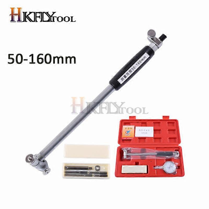 Indicateur De Diamètre À Cadran 50-160 Mm, 35-50 Mm, Précision 0,01 Mm, Kit De Test De Mesure De Précision Pour Cylindres De Moteur (50-160 Mm)