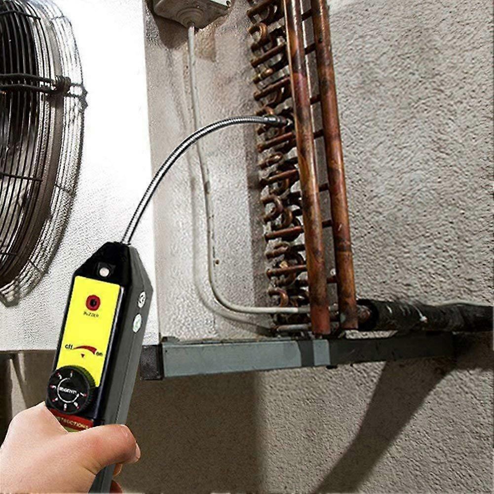 Détecteur De Fuites De Réfrigérant Halogène Et Fréon (r134, R410a, R22) Pour Climatisation, Outil Cvc Noir