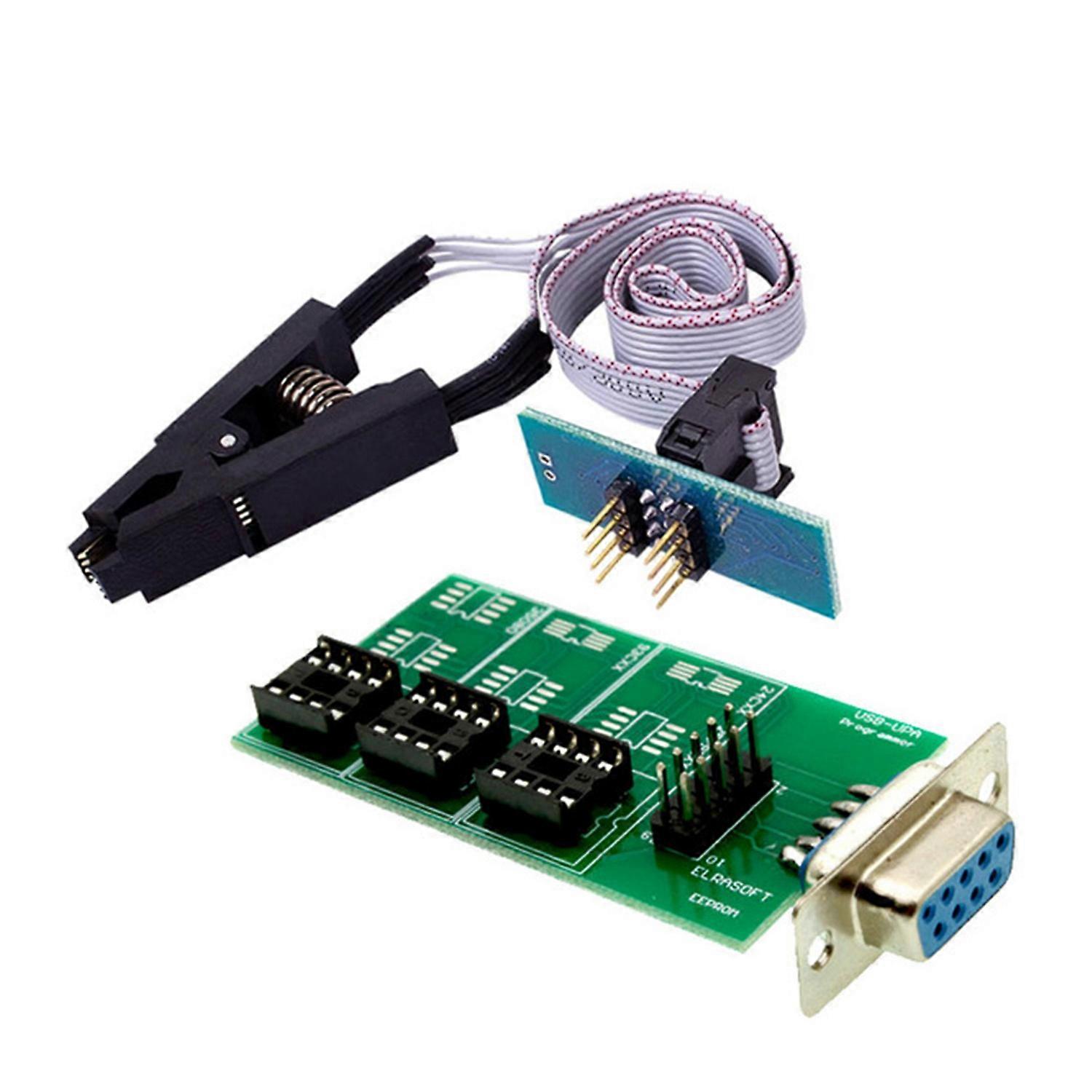 Sn : 050d5a5b V1.3 Programmateur Upa-usb Avec Adaptateur Eeprom Sop8 Soic8 Clip Pour Windows 10 64 Bits Avec Fonctions Nec Et Réglage De La Puce Ecu (kit D)