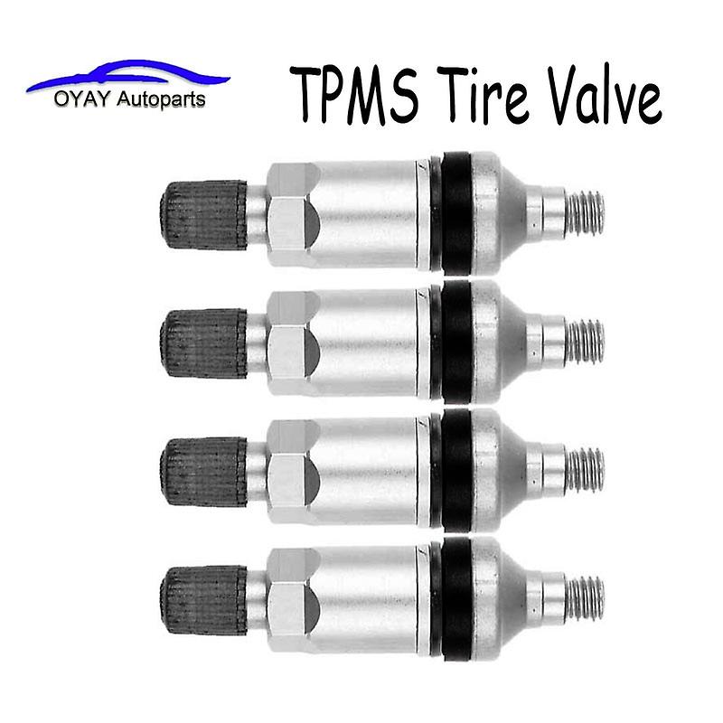 Lot De 4 Valves De Pneu En Aluminium Pour Système De Surveillance De La Pression Des Pneus Tpms (4 Pièces) Pour Hyundai Et Kia.