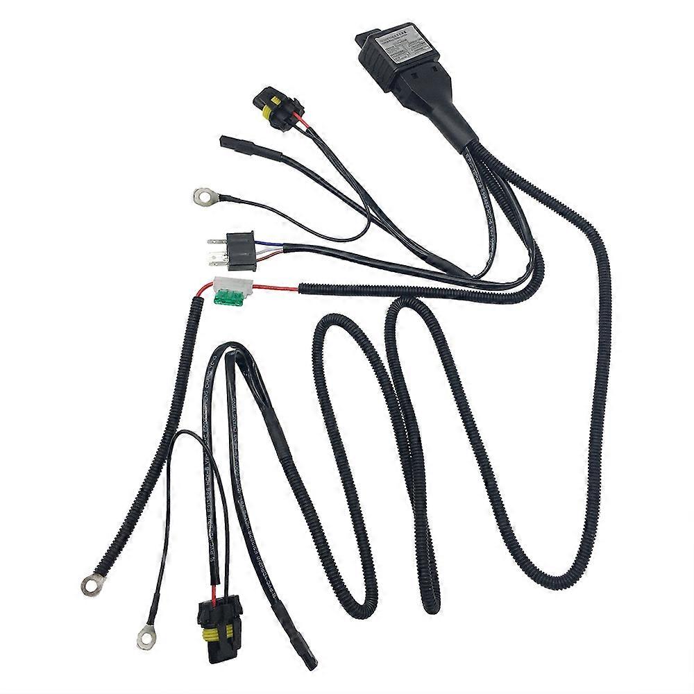 Faisceau De Câbles Et Contrôleur 12 V 35 W/55 W Pour Ampoules Xénon H4 De Phares De Voiture (compatibilité Feux De Route/croisement) - Accessoires De Connexion