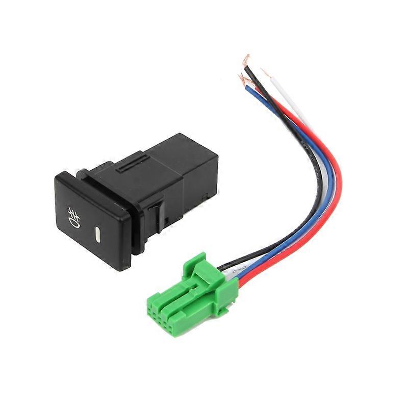 Interrupteur À Bouton-poussoir 4 Fils Dc12v Pour Feux Antibrouillard Avant Toyota Camry Corolla