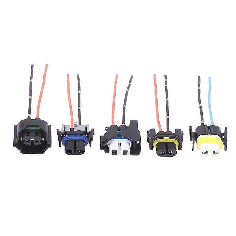 2pcs H11 Fiche Céramique Résistante Aux Hautes Températures Faisceau De Câblage H8 H9 Connecteur De Fil Femelle Rallonge (h11-6)