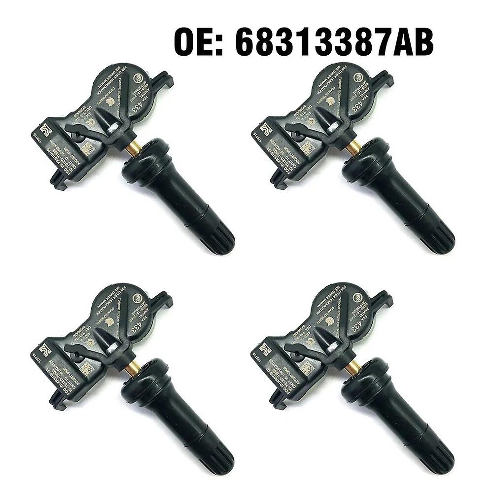 Système De Surveillance De La Pression Des Pneus Tpms (4 Capteurs 433 Mhz) Pour Jeep Grand Cherokee Et Dodge Durango (2016, 2017, 2018)
