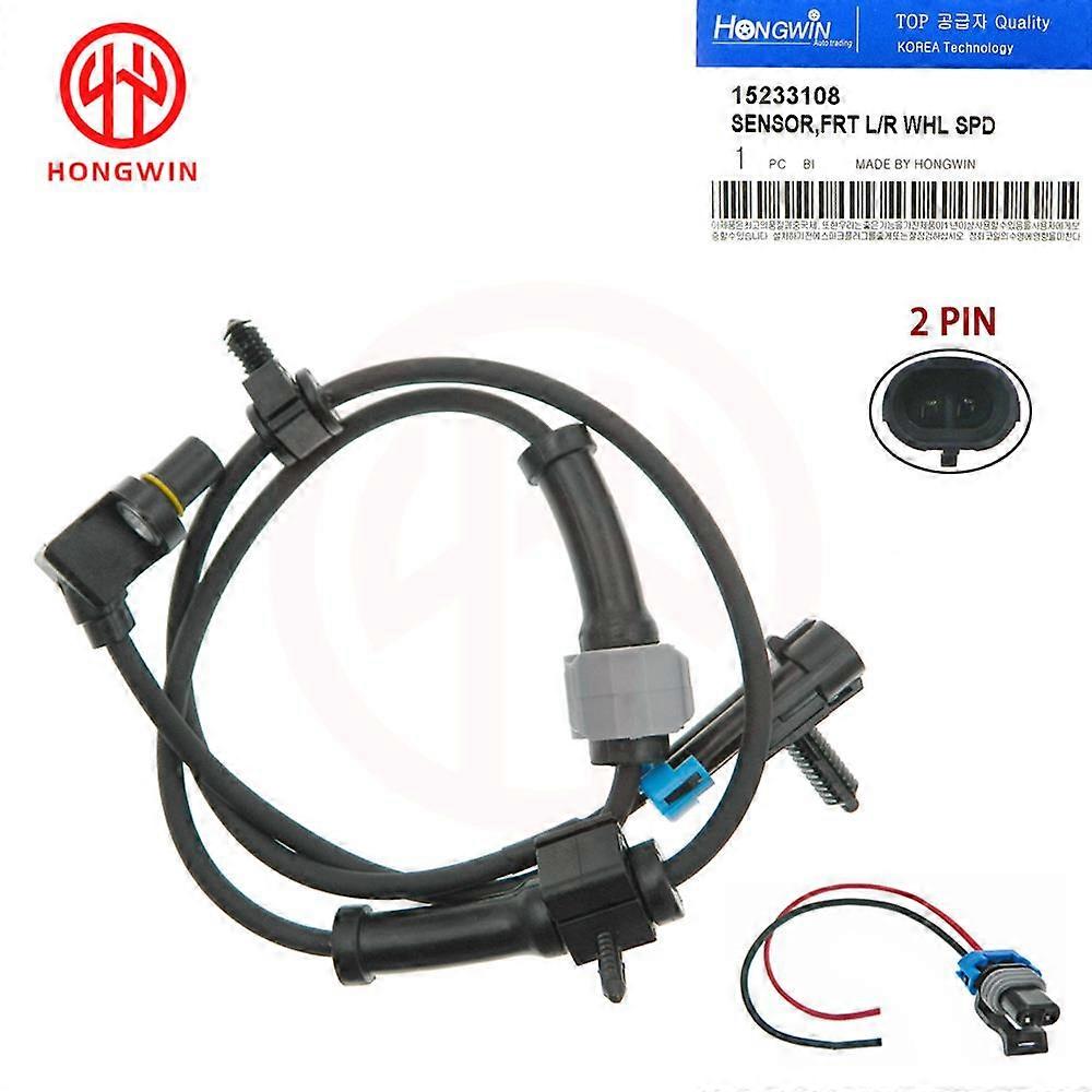 Capteur De Vitesse De Roue Abs Avant Gauche Et Droite 15233108 / 15037208 Pour Chevrolet Avalanche Silverado Casillac Escalade Gmc Yukon Sierra (jeu 1)