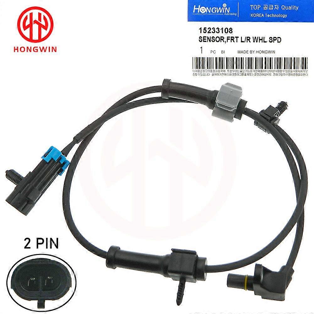 Capteur De Vitesse De Roue Abs Avant Gauche/droite 15233108 / 15037208 Pour Chevrolet Avalanche Silverado Casillac Escalade Gmc Yukon Sierra (1 Pièce)