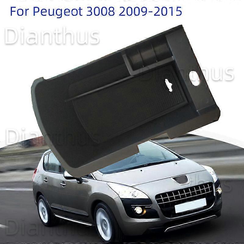 Accessoires Pour Peugeot 3008 (2009-2015) : Boîte De Rangement Pour Accoudoir De Console Centrale, Plateau Organisateur (modèles 2014, 2013, 2012, 2011, 2010)
