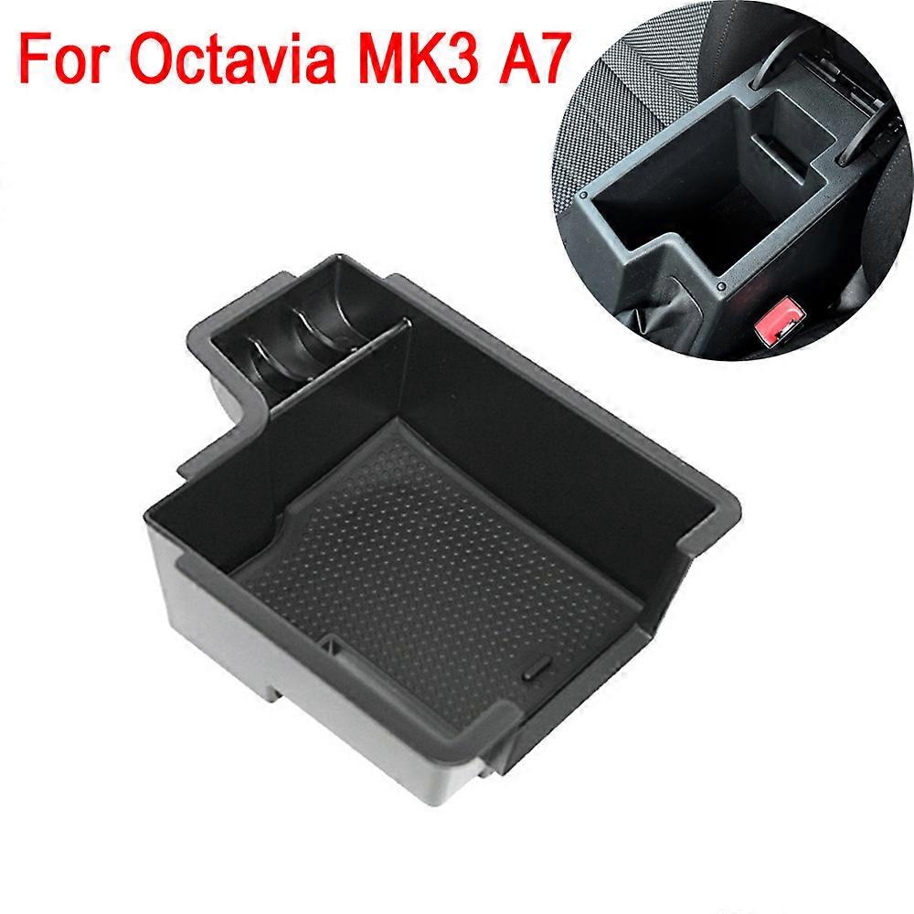 Pour Skoda Octavia Iii 3 Mk3 A7 5e Nl3 Nr3 Vrs Rs Combi Scout 230 245 : Boîte De Rangement Centrale Pour Accoudoirs Et Accessoires.