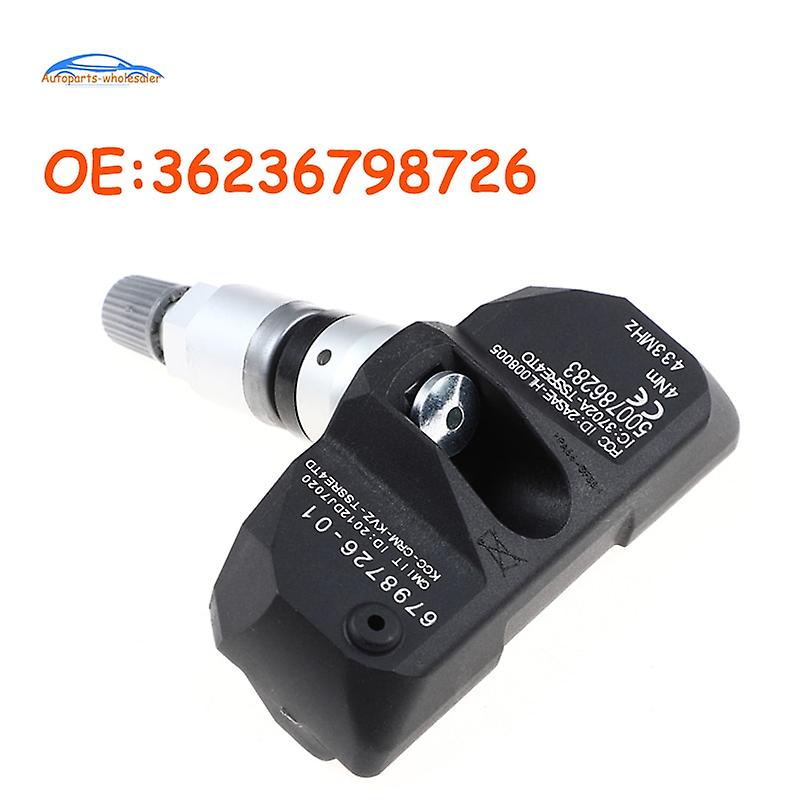 Capteur De Pression Des Pneus Tpms Haute Qualité 433 Mhz Pour Bmw Mini (références 6798726, 36236798726 Et 3623-6798-726).